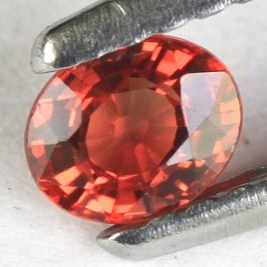 Zafiro padparadscha natural genuino increíblemente hermoso de 0,44 ct - 3