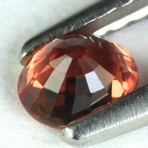 Zafiro padparadscha natural genuino increíblemente hermoso de 0,44 ct - 2
