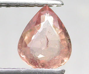 Zafiro padparadscha natural genuino extremadamente raro de 0,56 ct