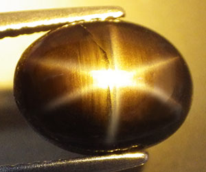 Zafiro estrella genuino natural sin tratar raro de 3,00 ct