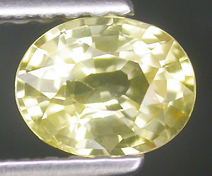 0.70 ct Lujosa piedra de joyería perfecta de zafiro amarillo genuino con brillo superior