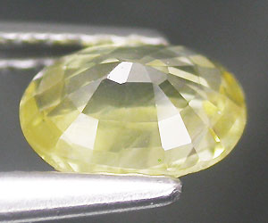 0.70 ct Lujosa piedra de joyería perfecta de zafiro amarillo genuino con brillo superior - 2
