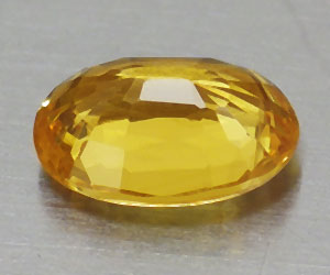 0.71 ct Sparkling beautiful natural top yellow sapphire gemstone - 2
