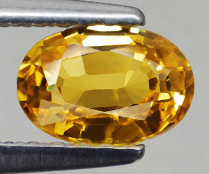 0.71 ct Sparkling beautiful natural top yellow sapphire gemstone