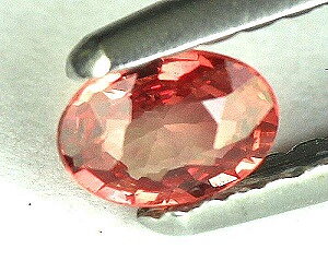 Piedra preciosa de zafiro padparadscha natural genuino extremadamente raro de 0,29 ct