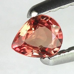 Piedra preciosa de zafiro padparadscha natural genuina y lujosa de 0,24 ct