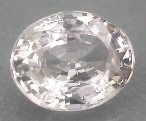 Piedra preciosa de zafiro rosa natural genuina rara de 0,73 ct
