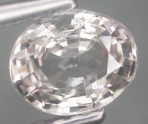 Piedra preciosa de zafiro rosa natural genuina rara de 0,73 ct - 2