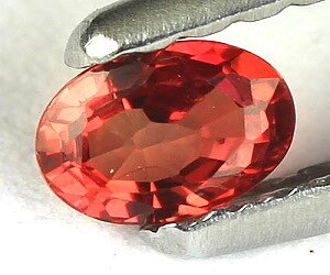 0.25 ct ovanlig naturlig padparadscha safir ädelsten
