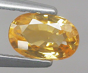 0.53 ct Fantastiskt vacker äkta naturlig gul safir ädelsten