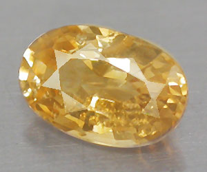 0.53 ct Härligt vacker äkta naturlig gul safir ädelsten - 3