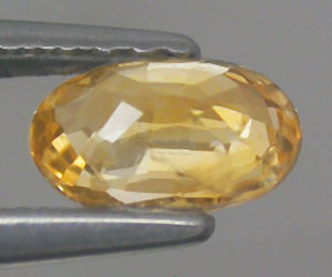 0.53 ct Härligt vacker äkta naturlig gul safir ädelsten - 2