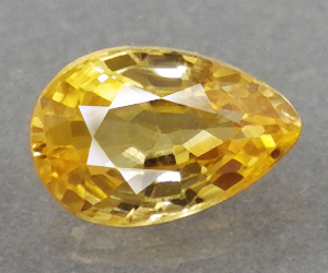 0.54 ct Underbart vacker äkta naturlig gul safir ädelsten - 3