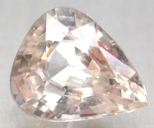 Lyxig vacker ovanlig naturlig äkta persiko rosa safir ädelsten - 3