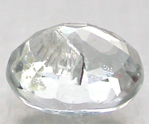 0.41 ct Sällsynt äkta naturlig obehandlad vit safir ädelsten - 2