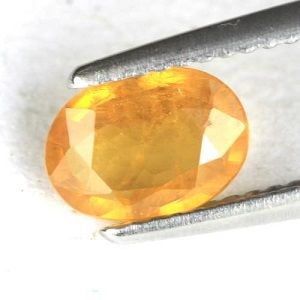 1.33 ct vacker äkta naturlig gul safir ädelsten - 3