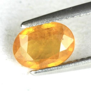1.33 ct vacker äkta naturlig gul safir ädelsten