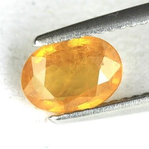 1.33 ct vacker äkta naturlig gul safir ädelsten