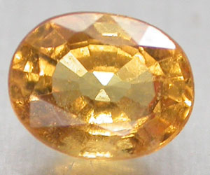0.44 ct Mycket vacker äkta naturlig guld gul safir ädelsten