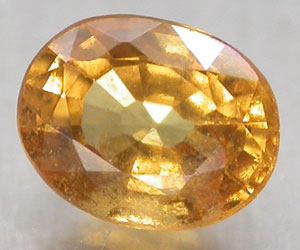 0.44 ct Mycket vacker äkta naturlig guld gul safir ädelsten - 3