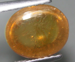 2.42 ct stor fin naturlig gul safir ädelsten - 3