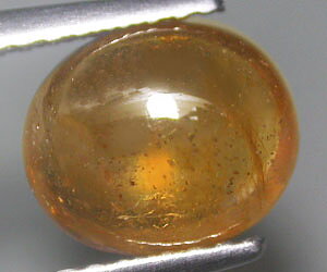 2.42 ct stor fin naturlig gul safir ädelsten