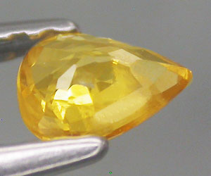 0.31 ct Vacker naturlig äkta gul safir ädelsten - 2