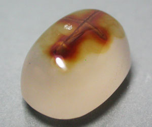 Ágata natural completamente única con una cruz perfecta para colgar joyas - 2
