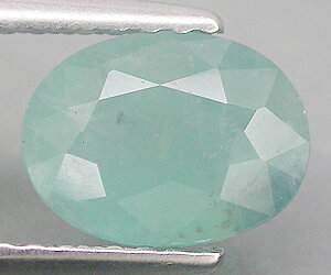 Piedra preciosa de grandidierita natural genuina extremadamente rara de 1,18 ct