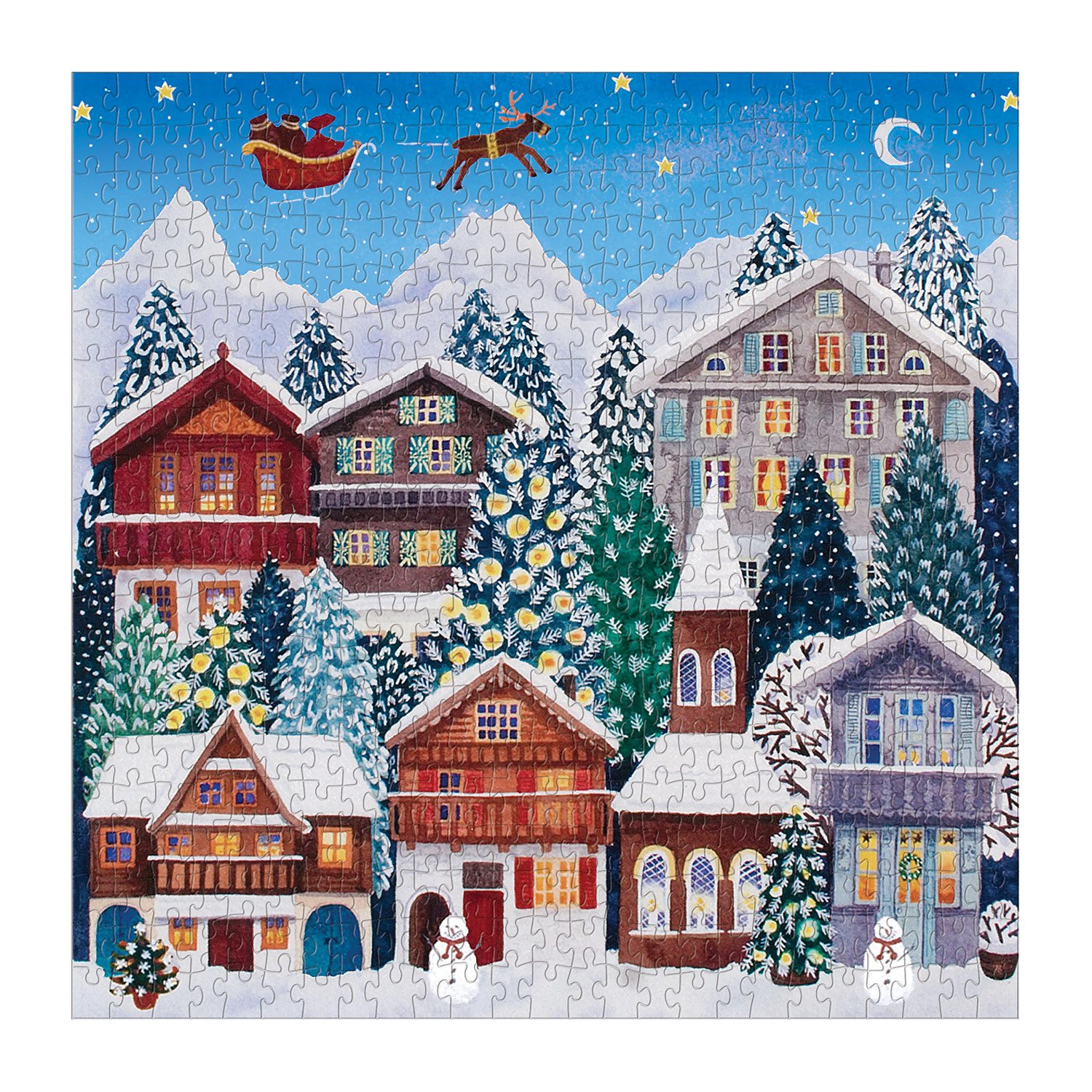 Yuletide Village 500 Piece Jigsaw Puzzle - 3