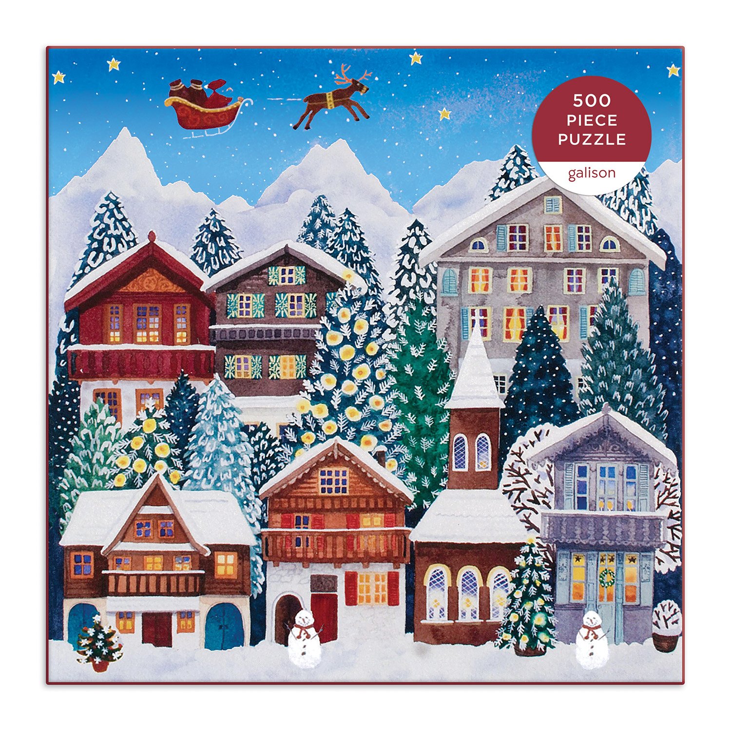 Yuletide Village 500 Piece Jigsaw Puzzle - 5