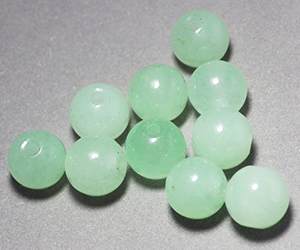10 large round genuine natural emerald gemstones