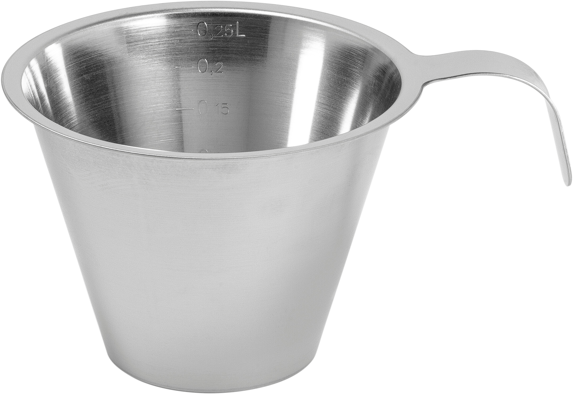 Kitchen measures 0.25 L, stainless steel