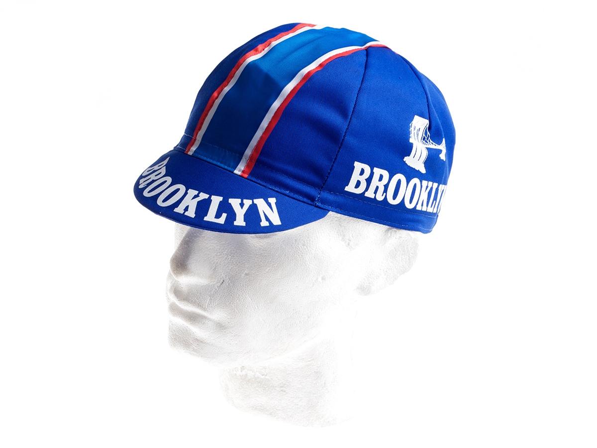 Vintage Cycling Cap Brooklyn Blue Urban Bike Wear