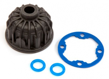 Traxxas 8981 Carrier, differential/ x-ring gasket/ o-ring (2)/ 10x19.5x0.5 TW