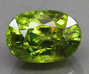 Piedra preciosa de esfena genuina (titanita) increíblemente hermosa y rara de 2,46 ct - 4