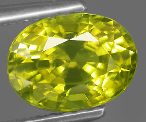 Piedra preciosa de esfena natural genuina (titanita) rara de 1,46 ct - 2