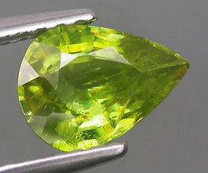 Esfena natural genuina rara de lujo de 1,05 ct (titanita) - 2