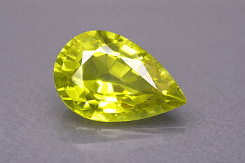 Piedra preciosa de esfena natural genuina rara de lujo de 1,15 ct