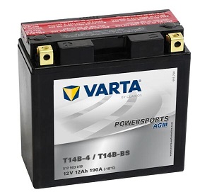 AGM Batteri YT14B-BS/T14B-BS (EB14B-4-1)