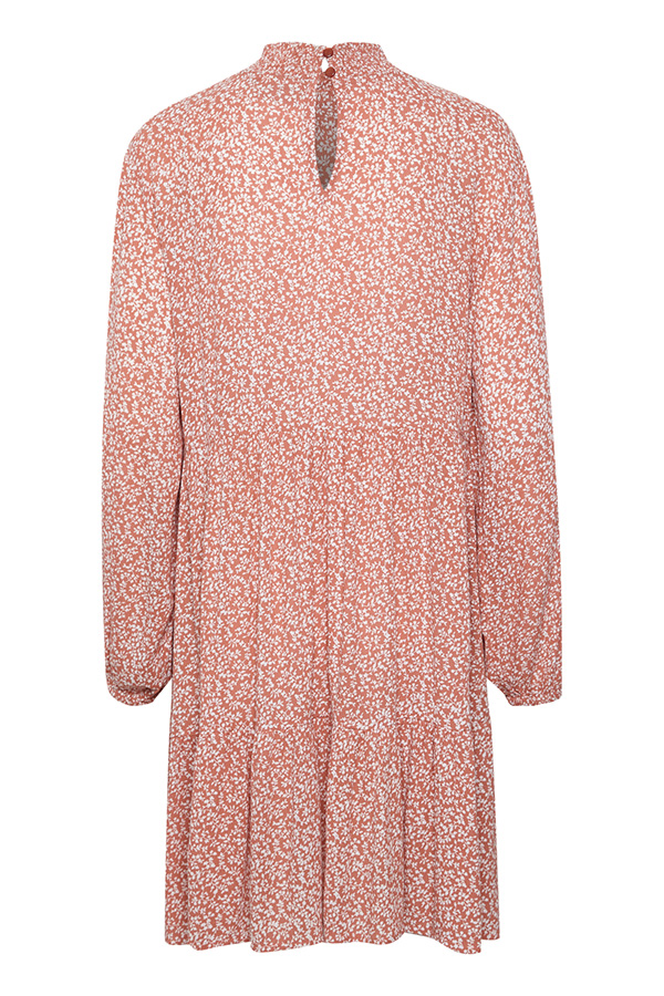 Kaffe - Lora Amber Dress Apricot / Chalk mini flower - 6