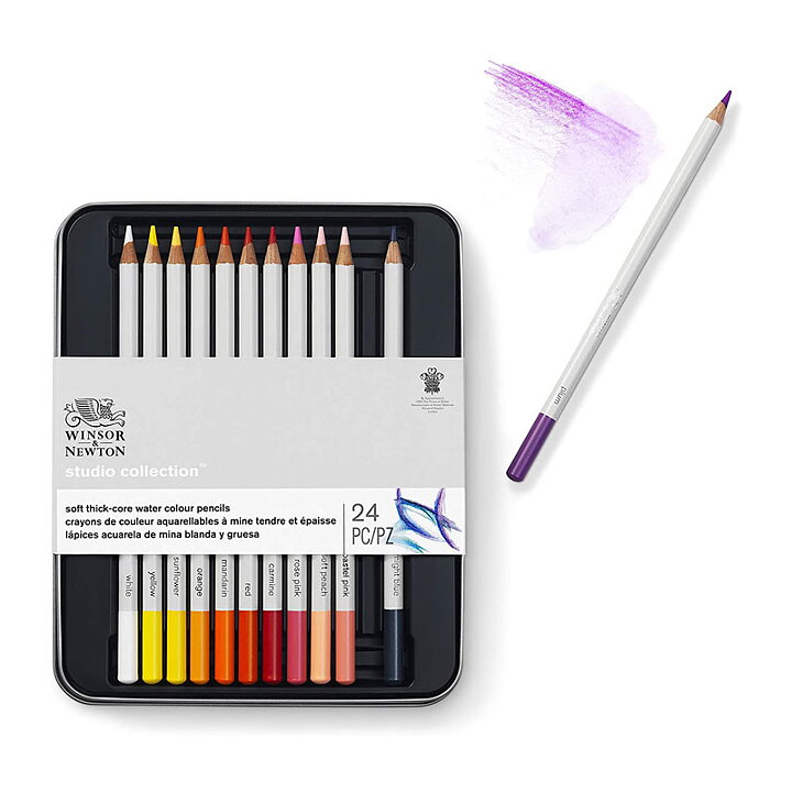 Winsor & Newton Water Colour Pencils - Studio Collection 24