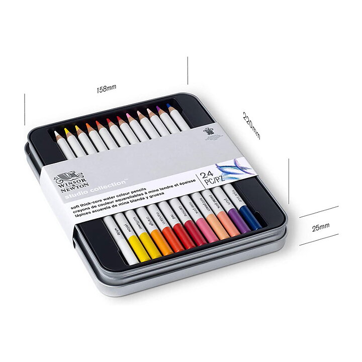 Winsor & Newton Water Colour Pencils - Studio Collection 24