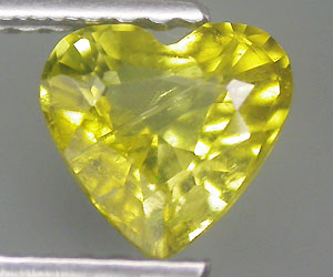 Piedra preciosa de esfena natural genuina rara de 0,90 ct - 4