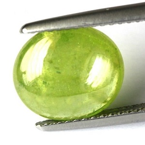 Piedra preciosa de esfena natural genuina rara grande de 3,87 ct - 2