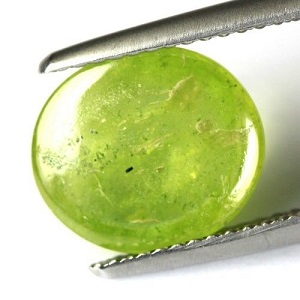 Piedra preciosa de esfena natural genuina rara grande de 3,87 ct - 4