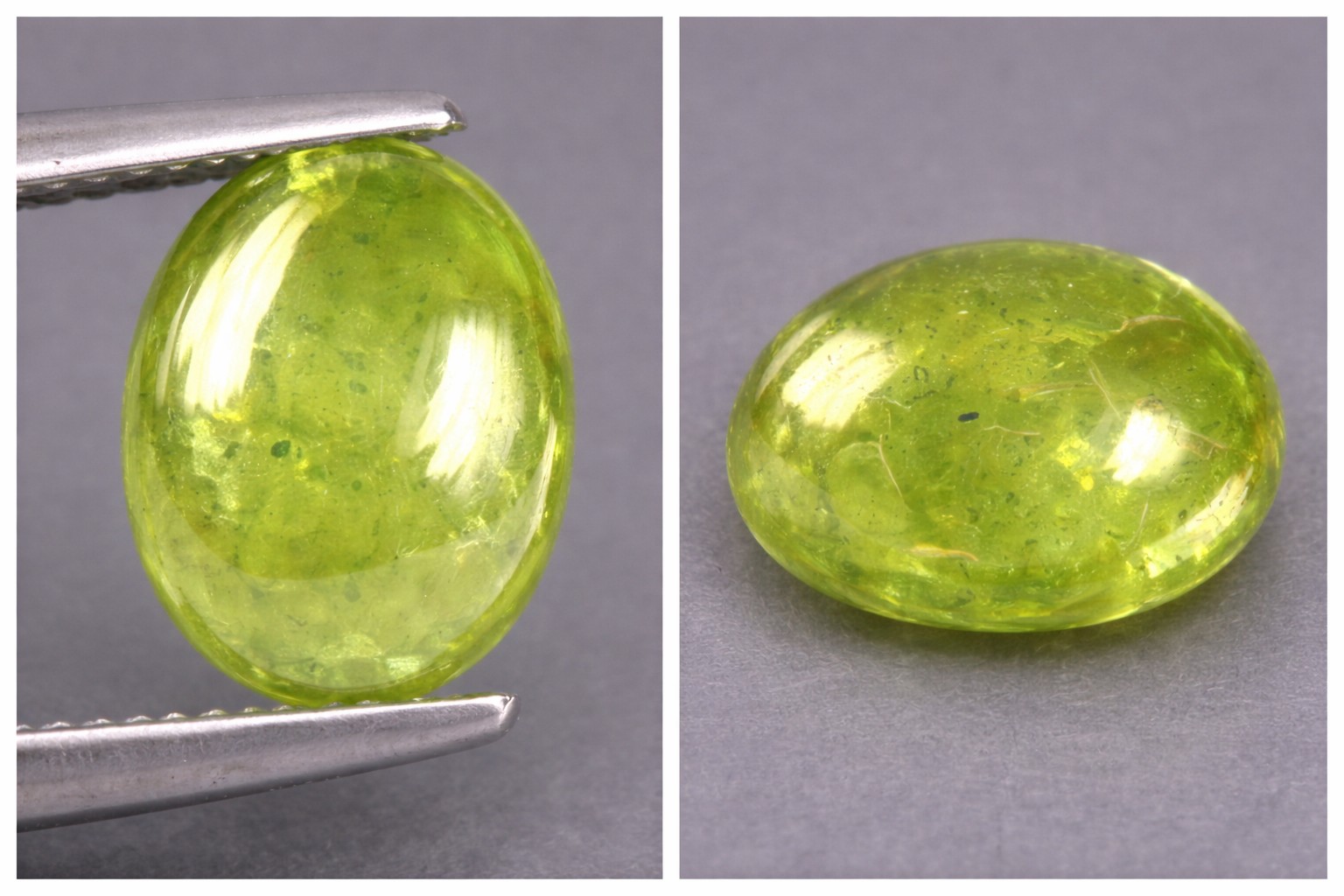 Piedra preciosa de esfena natural genuina rara grande de 3,87 ct