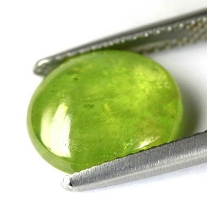 Piedra preciosa de esfena natural genuina rara grande de 3,87 ct - 3
