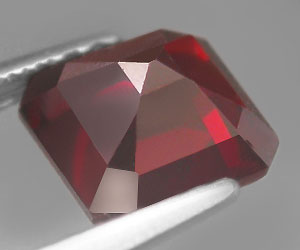 Piedra preciosa de espinela roja genuina natural rara de 1,31 ct - 3