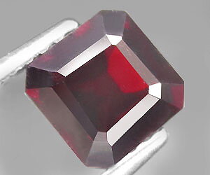 Piedra preciosa de espinela roja genuina natural rara de 1,31 ct